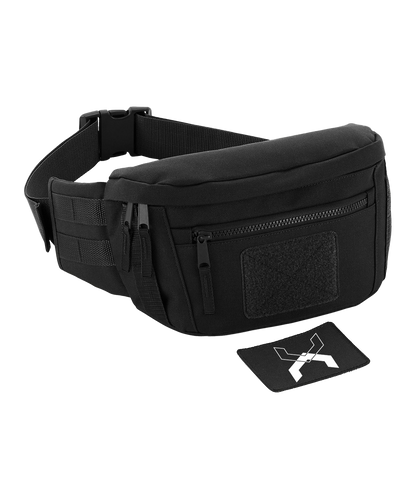 Basic ● Utility Waistpack ● Black - White patch