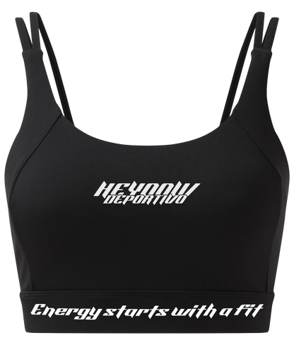 Deportivo ● Crossback Sports Bra ● Black