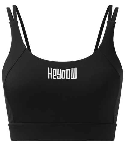Wildlife ● Crossback Sports Bra ● Black