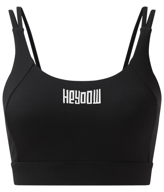 Wildlife ● Crossback Sports Bra ● Black
