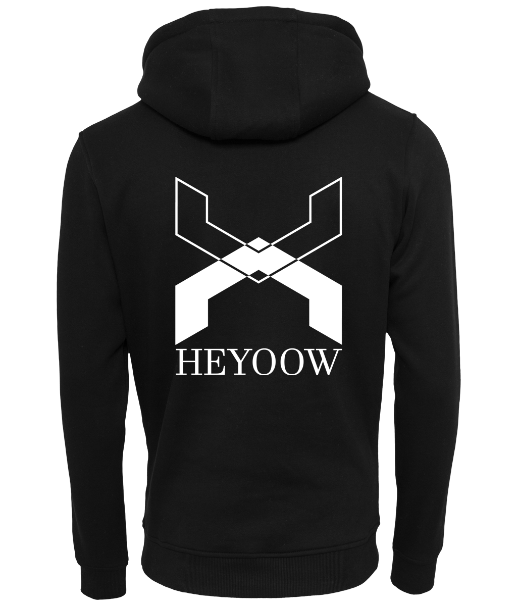 Basic ● Hoodie ● Black - White