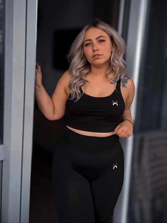 Low Key ● Recycled Scrunch Leggings ● Black